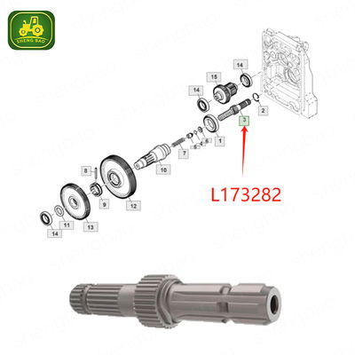 Peças do Trem de Engrenagens da TDF L173282 Eixo de Saída da TDF Traseira 21/33D Para Trator