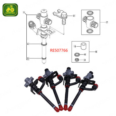 Peças do Motor RE531436 RE507766 38416 SE501103 Injetor de Combustível Para Trator