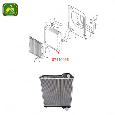 Partes do motor 87410096 87410098 Radiador para carregador de retroescavadeira