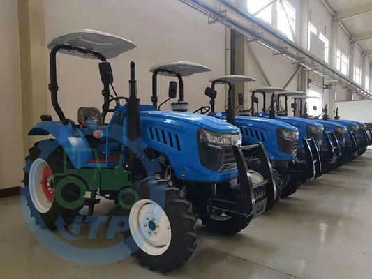 Movimentação da roda de 75HP Mini Agricultural Farm Tractors 4 2860 QUILOGRAMAS