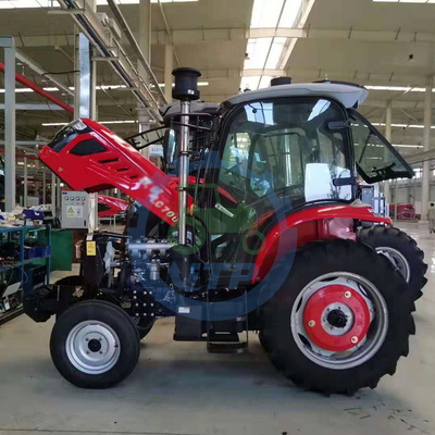 Movimentação da roda de 75HP Mini Agricultural Farm Tractors 4 2860 QUILOGRAMAS