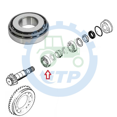 O caso IH 5140 5150 afilou o carregamento de 40*90mm K395090 9968047