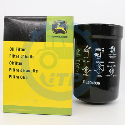 Filtro de óleo 1.76lbs do motor do carregador RE504836 do Backhoe para